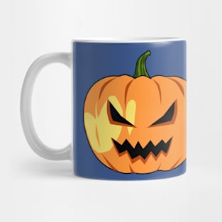 Halloween Creepy Pumpkin Face Mug